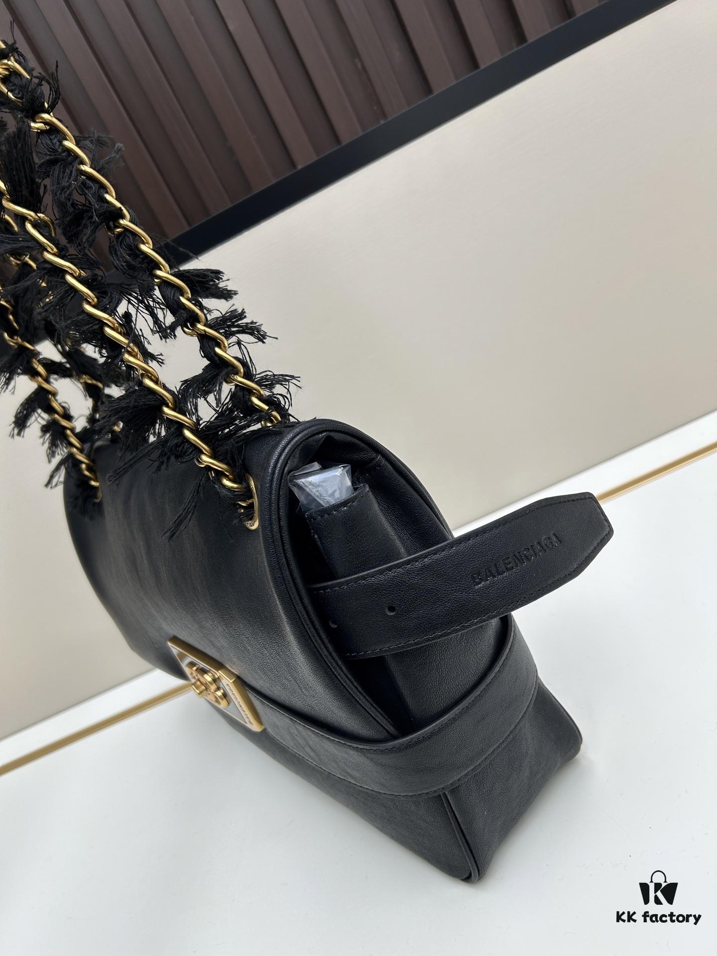 Large Size Luxury Commuter Bag 💜 MODU FLAP CHAIN BAG in Premium Imported Full-Grain Leather