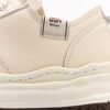 Miyamihara Yasuhiro Brand MMY Maison MIHARA YASUHIRO Original Sole Canvas Low-Top Sneakers with Canvas and Leather Patchwork, Distorted Ice Cream Sole, Casual Versatile Low-Rise Shoes