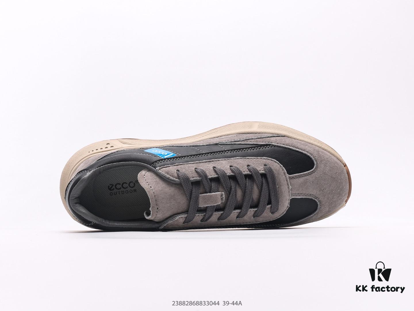 ECCO Men's Casual Shoes, Slip-Resistant Flat Shoes, Versatile Style