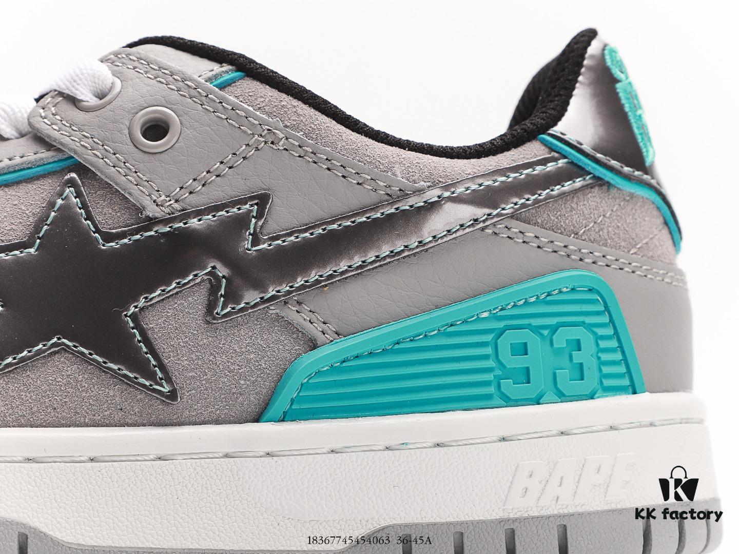 Bape x Nike Air Force 1 '07 Low A BATHING APE Monkey Head Low-Top Casual Sneakers Colorblocked Lace-Up Athletic Shoes