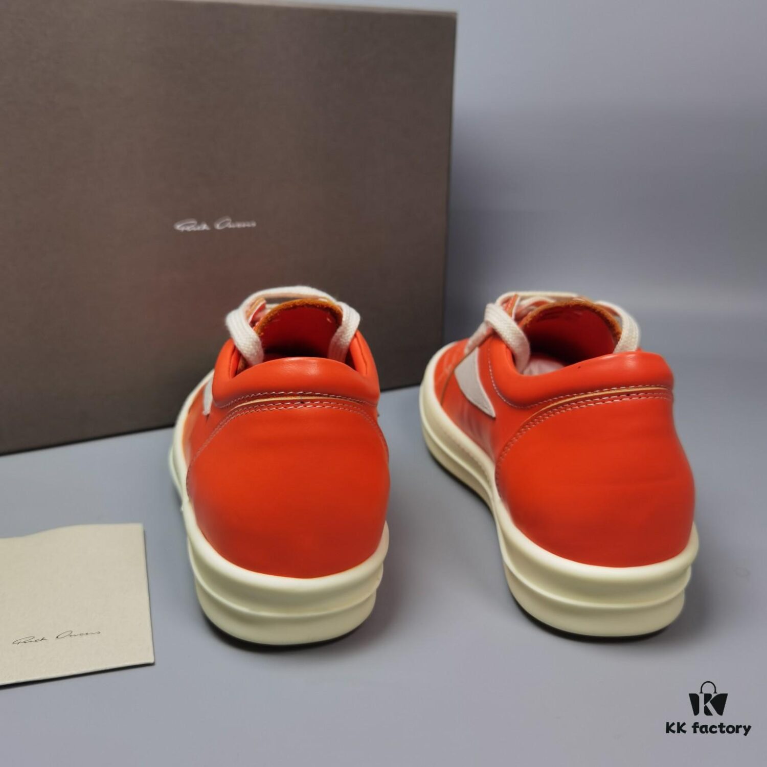 RICK Owens Orange Suede Low-top Shoes Inspired by VANS