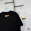 LOUIS VUITTON Classic Graffiti Print Logo Round Neck Short Sleeve T-Shirt Unisex Couples Style Loose Fit