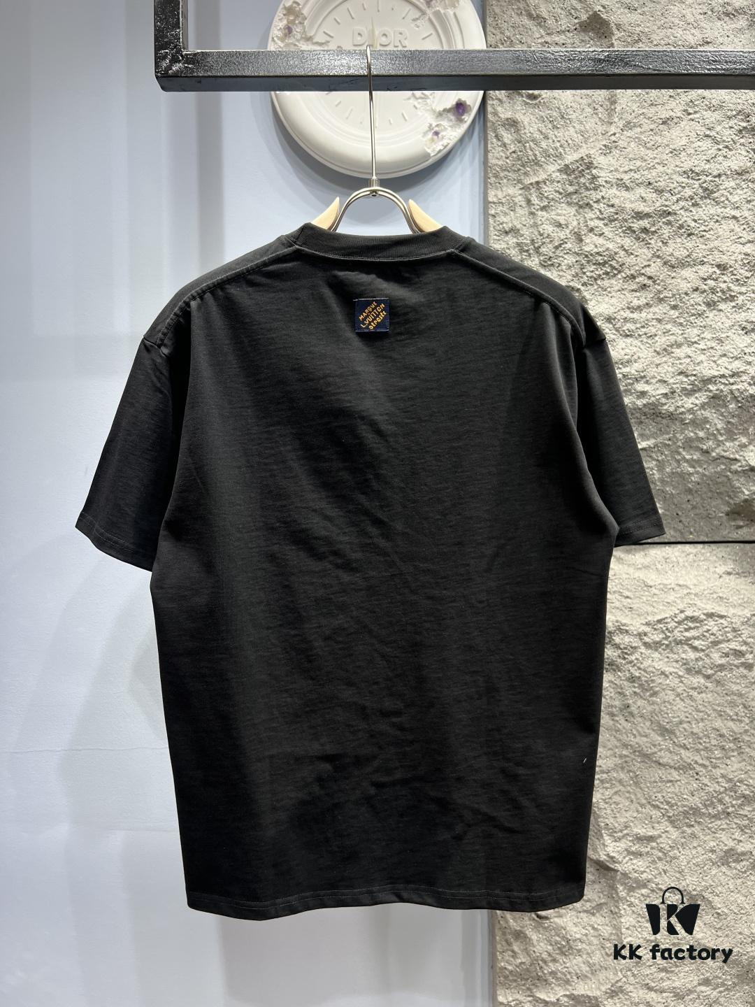 Louis Vuitton Monogram Print Short-Sleeve T-Shirt