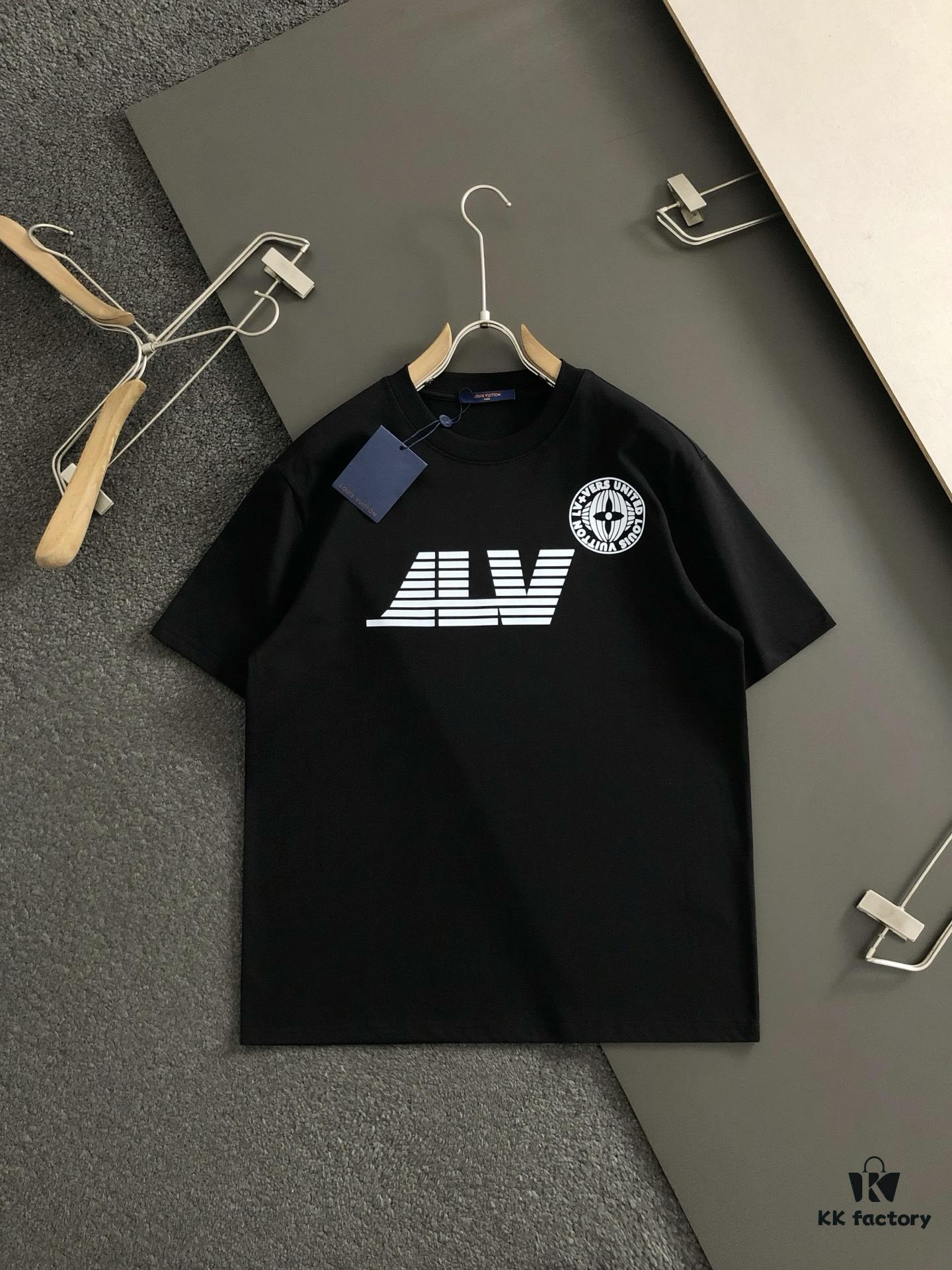 L Brand * Slim Fit S-XL, 2025 Spring Latest Classic Print Heavyweight Short Sleeve T-Shirt