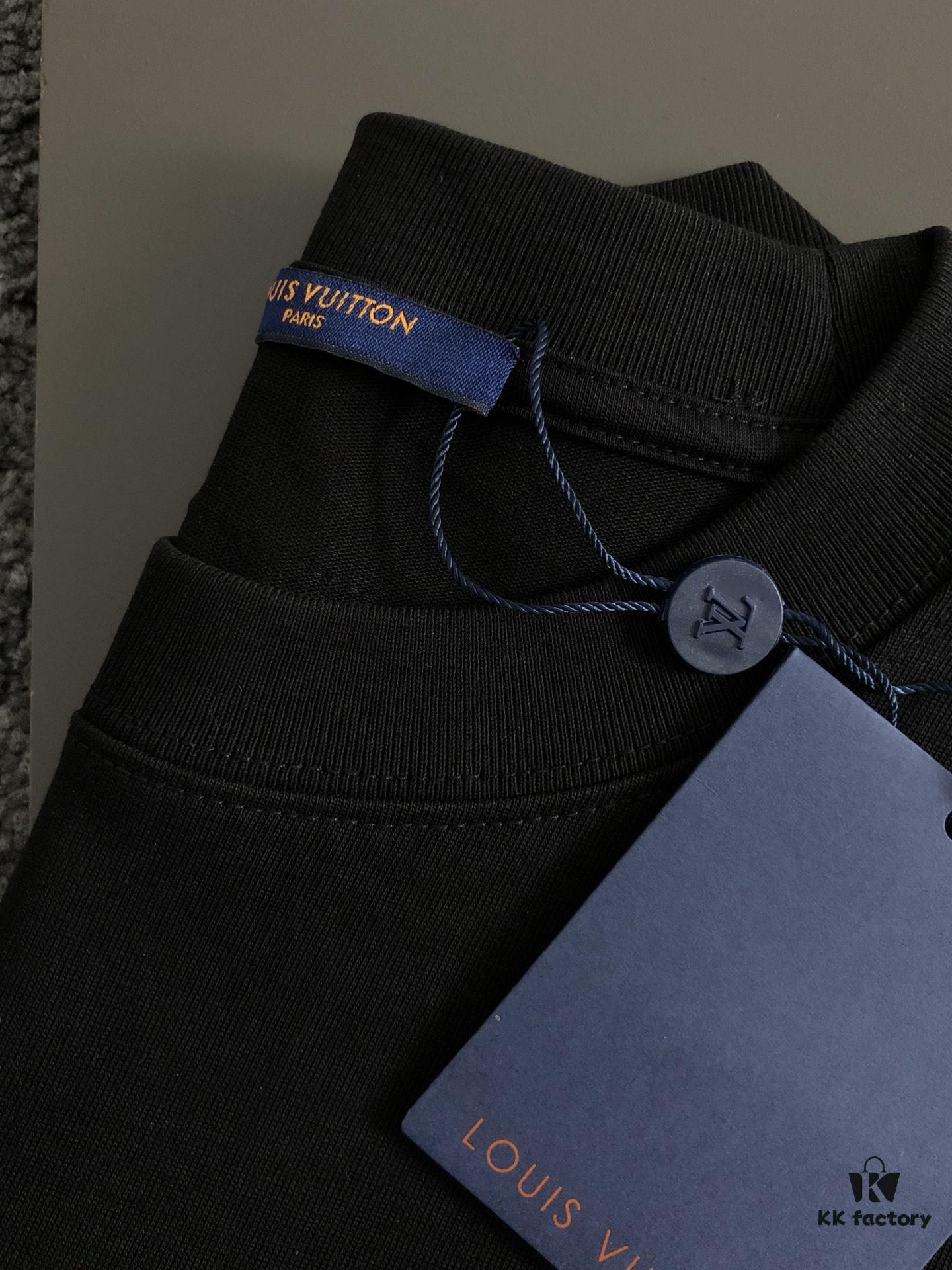 L Brand * S-XL Relaxed Fit 25 Spring New Arrival Classic Letter 3D Rubber Print Heavyweight T-Shirt, High-End Quality Original Counter Round Neck Support, Top-Tier Craftsmanship with Imported Premium Custom Silk Thread, Excellent Hand Feel, Available on Official Website