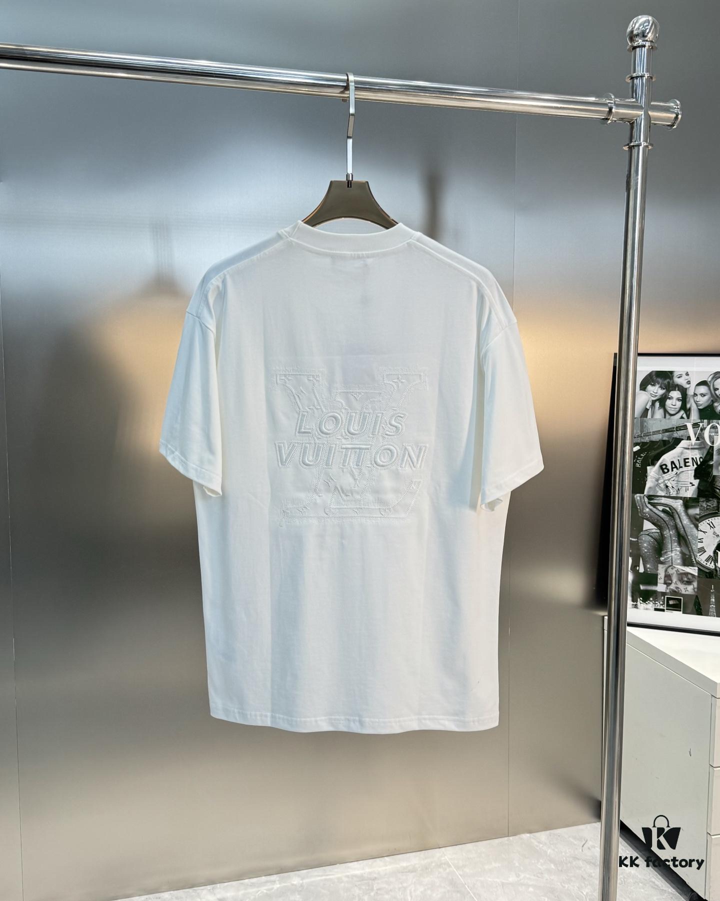 Donkey Brand * 2025 New Trendy T-Shirt, Bestseller Recommendation 🔥 Unisex Design with Original Embroidery on Chest and Back, 260g Pure Cotton Fabric for Ultimate Comfort, Classic Logo Lettering on Front and Back with Textured Visual and Tactile Feel, Complete Triple Labeling