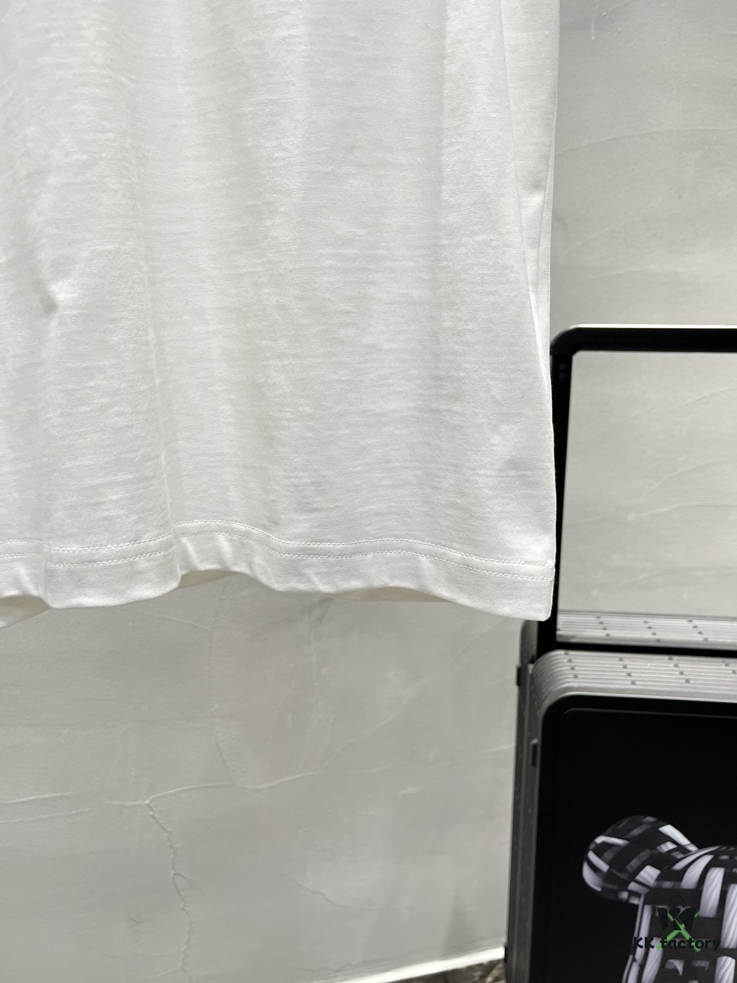 Donkey Brand * 25s New Arrival Streetwear T-Shirt, Bestseller Recommendation, Unisex Design with Embossed Chest Logo and Patch Pocket Letter Pattern, 260g Pure Cotton Fabric for Ultimate Comfort, Full Triple Labels, Available in Black and White