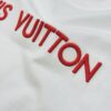 LV-Inspired 2025 New Fashion Short Sleeve T-Shirt, Unisex Design with 3D Embroidered Logo, Premium 40-Single 260g Cotton Fabric, Stylish and Highly Recognizable