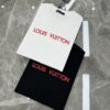 LV-Inspired 2025 New Fashion Short Sleeve T-Shirt, Unisex Design with 3D Embroidered Logo, Premium 40-Single 260g Cotton Fabric, Stylish and Highly Recognizable