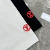 LV-Inspired 2025 New Fashion Short Sleeve T-Shirt, Unisex Design with 3D Embroidered Logo, Premium 40-Single 260g Cotton Fabric, Stylish and Highly Recognizable