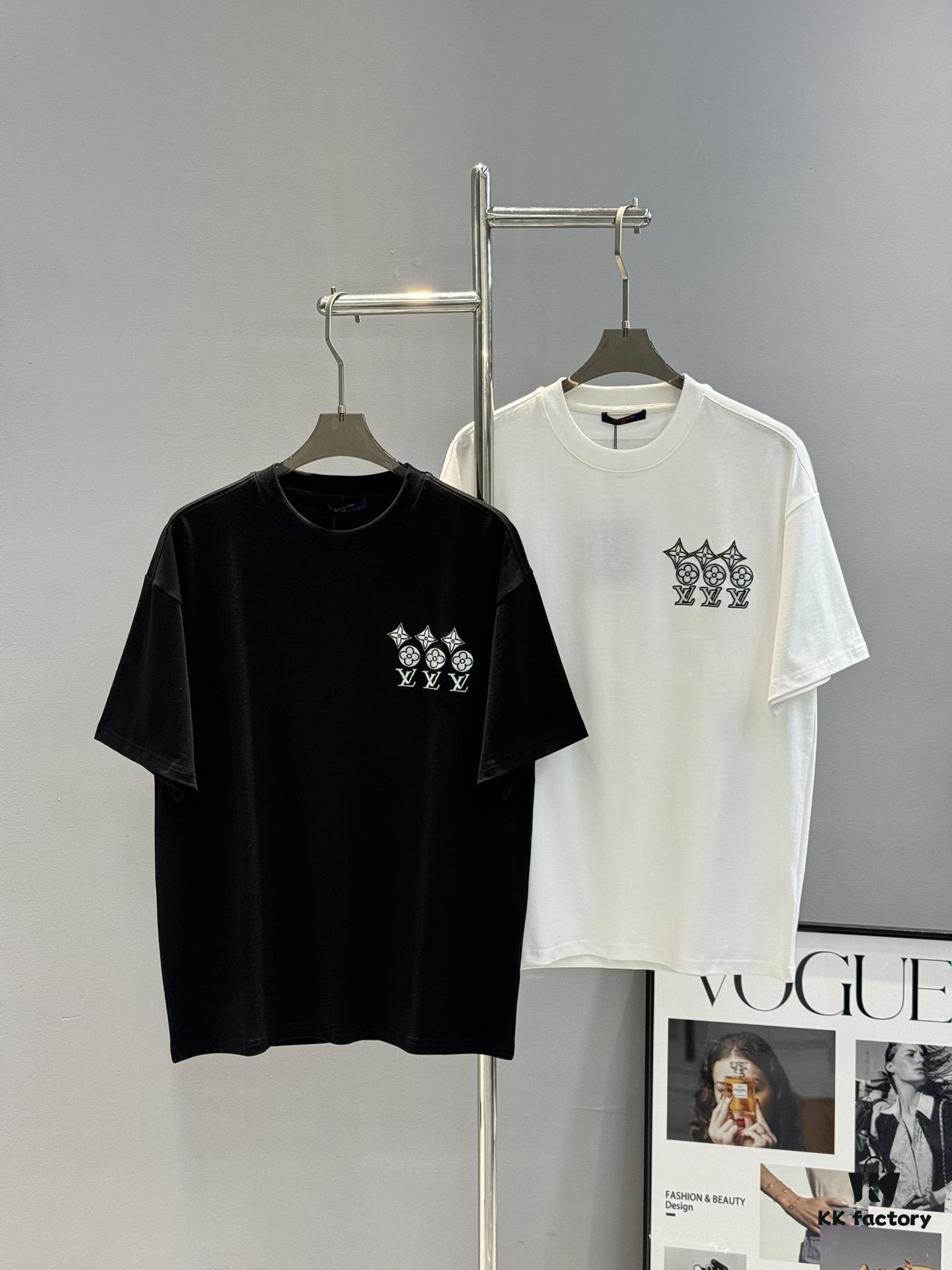 Donkey Brand 2025 New Streetwear T-Shirt, Unisex Design with Classic Logo Embroidery on Chest, 3D Lettering, Simple and Stylish, Highly Recommended