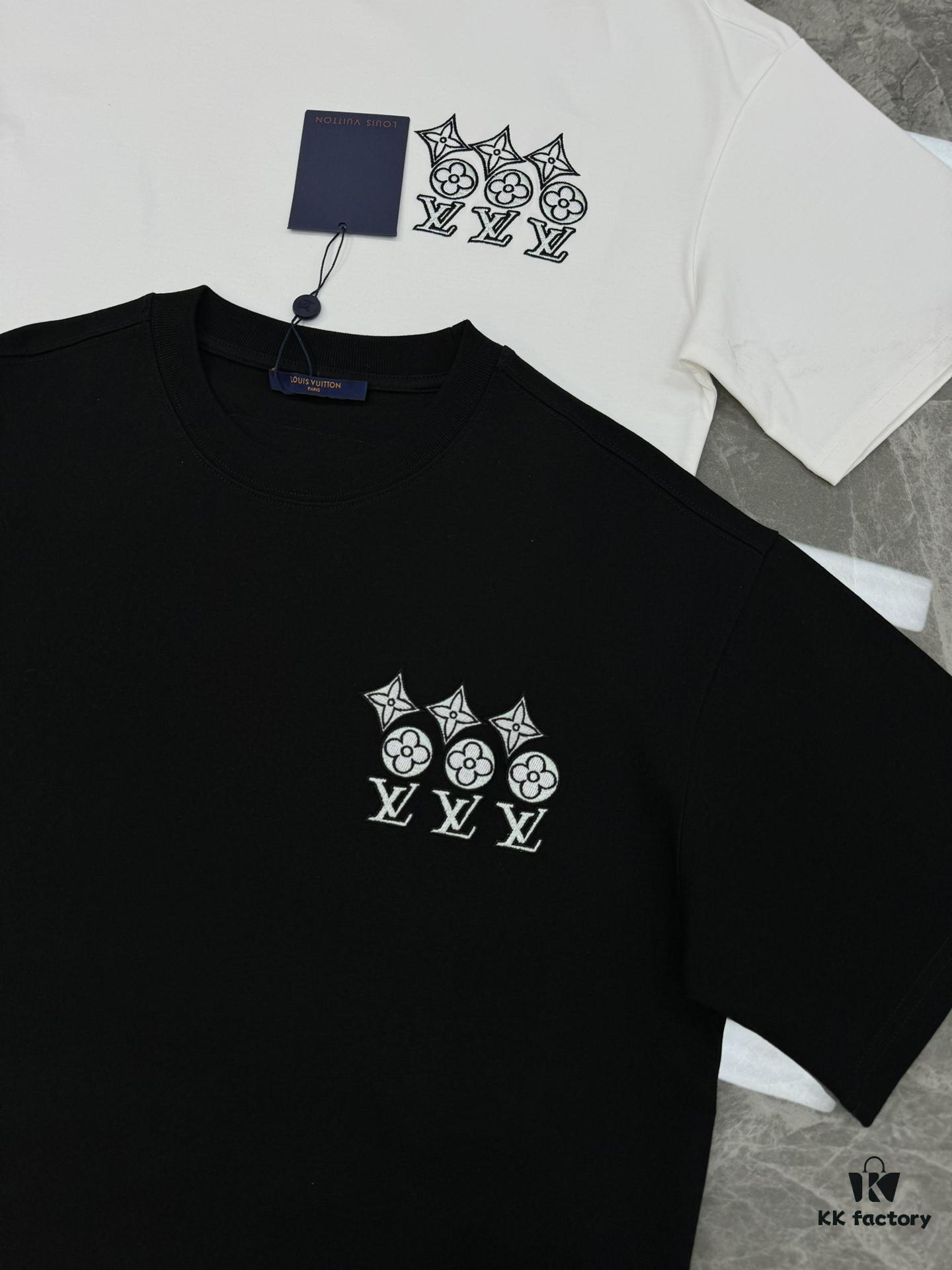 Donkey Brand 2025 New Streetwear T-Shirt, Unisex Design with Classic Logo Embroidery on Chest, 3D Lettering, Simple and Stylish, Highly Recommended