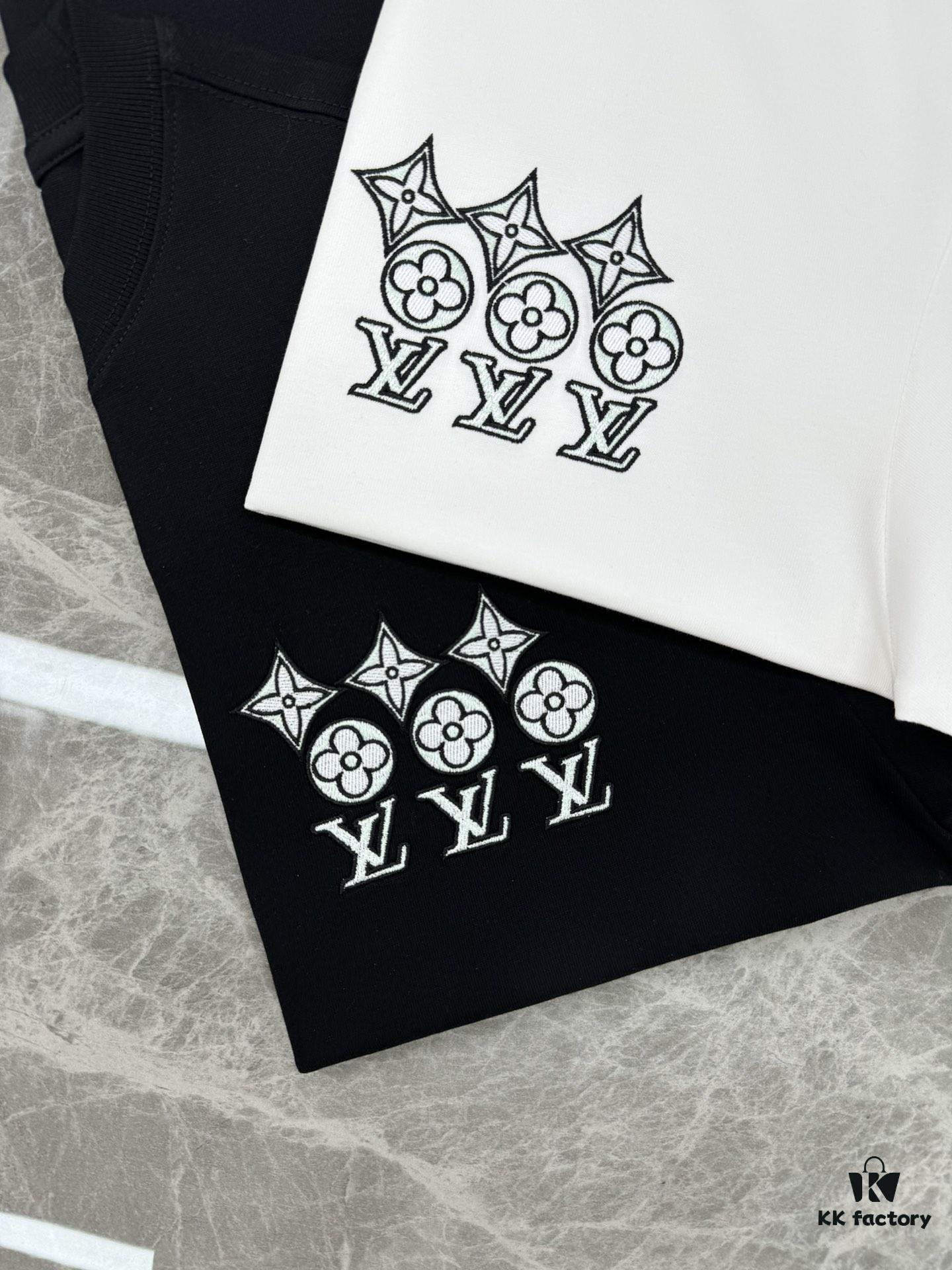 Donkey Brand 2025 New Streetwear T-Shirt, Unisex Design with Classic Logo Embroidery on Chest, 3D Lettering, Simple and Stylish, Highly Recommended