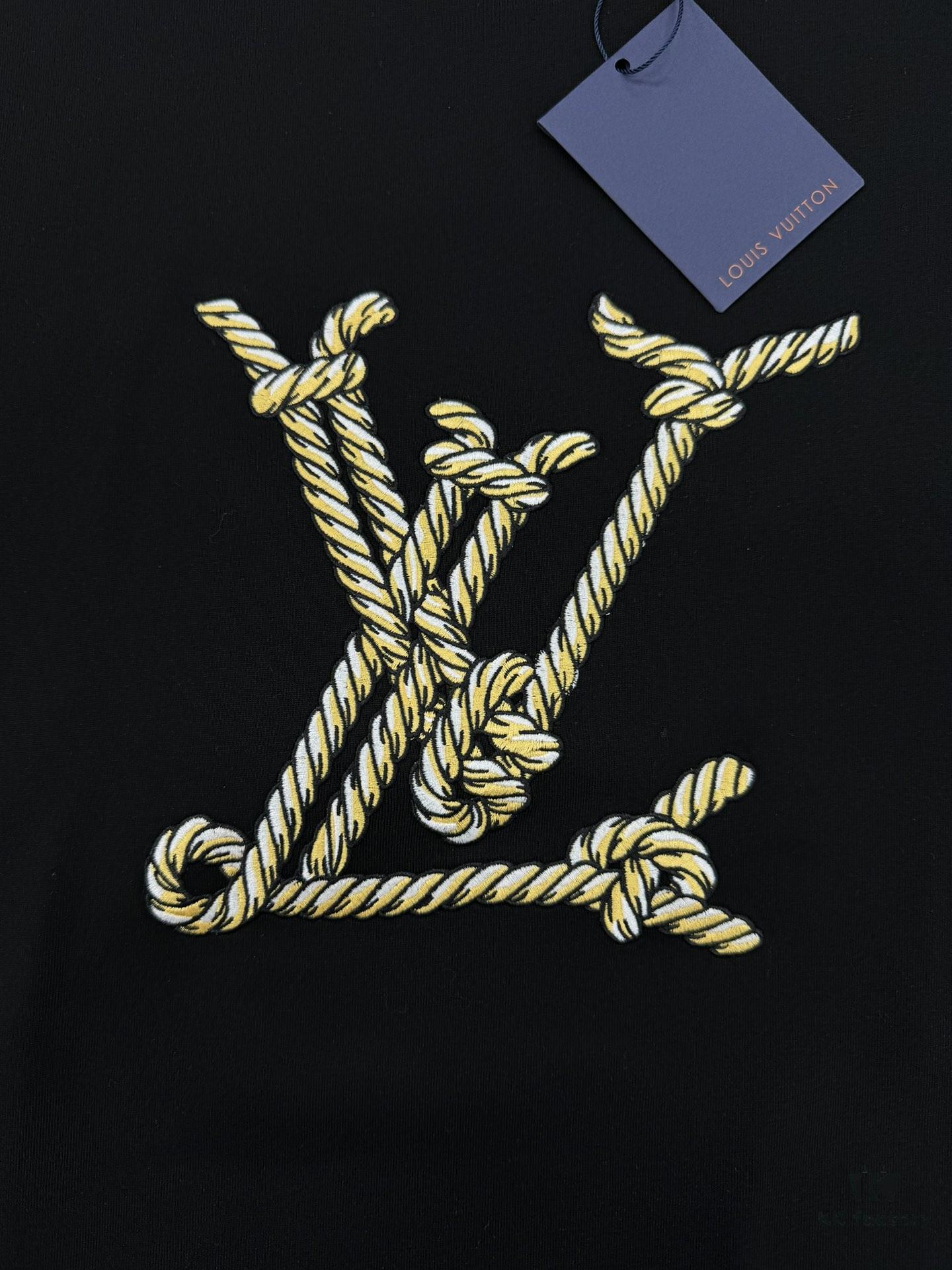 Donkey Brand * 25s New Trendy T-Shirt, Unisex Style, 260g Pure Cotton Fabric for Exceptional Comfort, 3D Embroidered Chest Print with Rope-Texture Pattern, Offering Visual and Tactile Dimension, Full Labeling Included