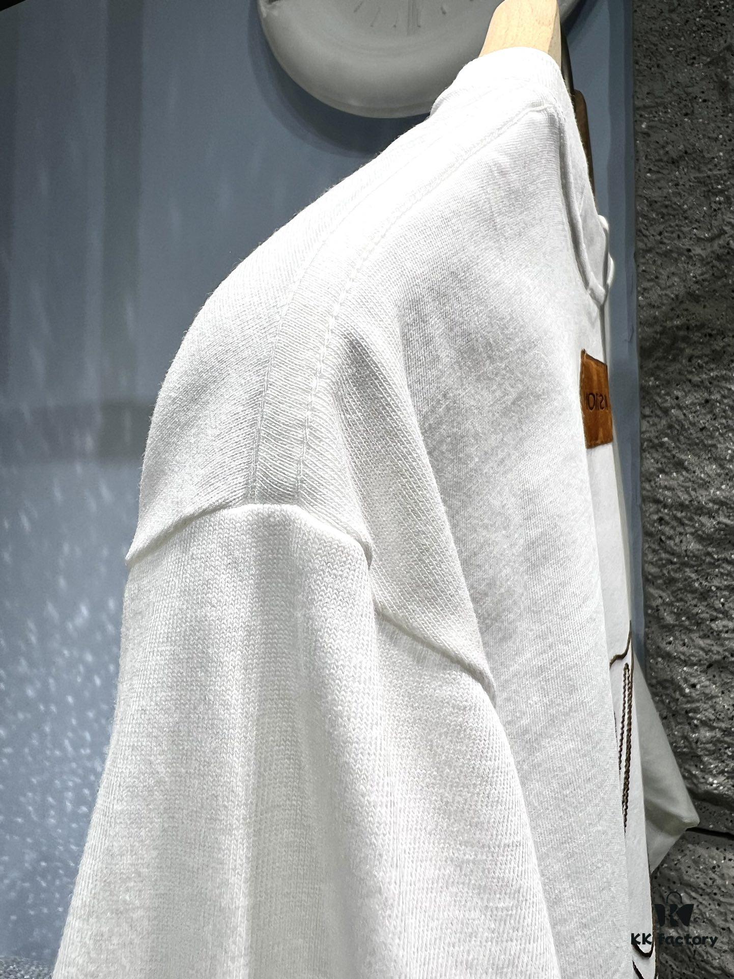 Louis Vuitton Embroidered Logo Short Sleeve T-Shirt