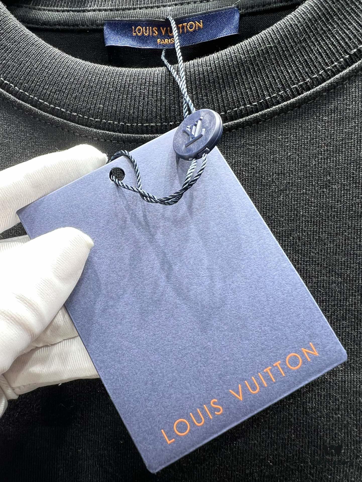 Louis Vuitton Embroidered Logo Short Sleeve T-Shirt