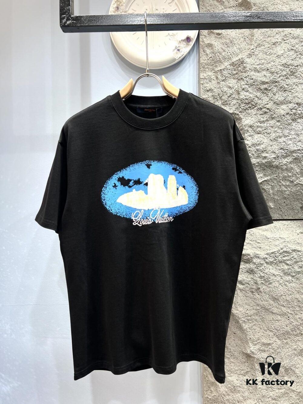 Louis Vuitton Western Landscape Print Short-Sleeve T-Shirt