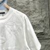 Louis Vuitton Monogram Embroidered Jacquard Cut-out T-Shirt