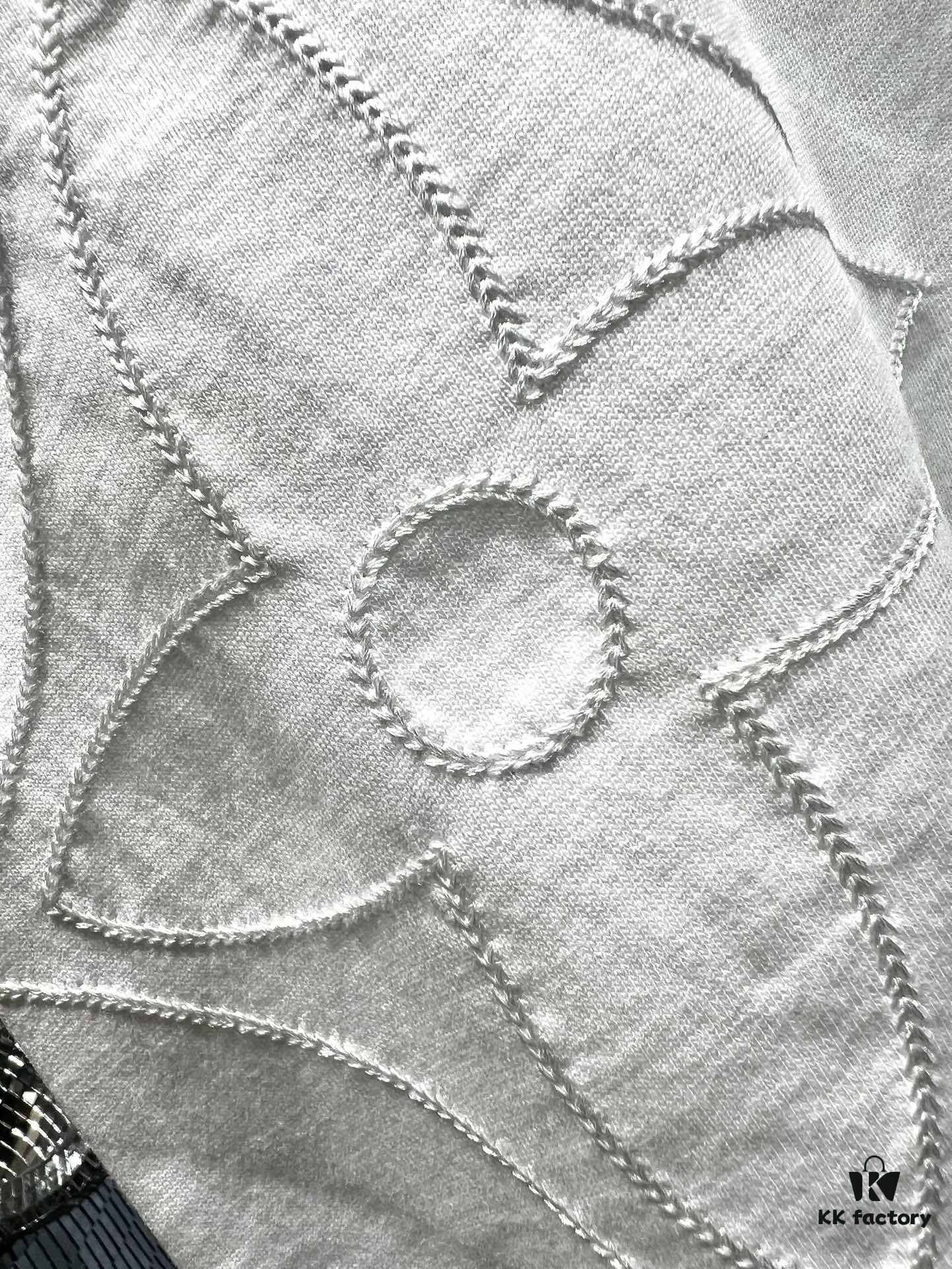 Louis Vuitton Monogram Embroidered Jacquard Cut-out T-Shirt