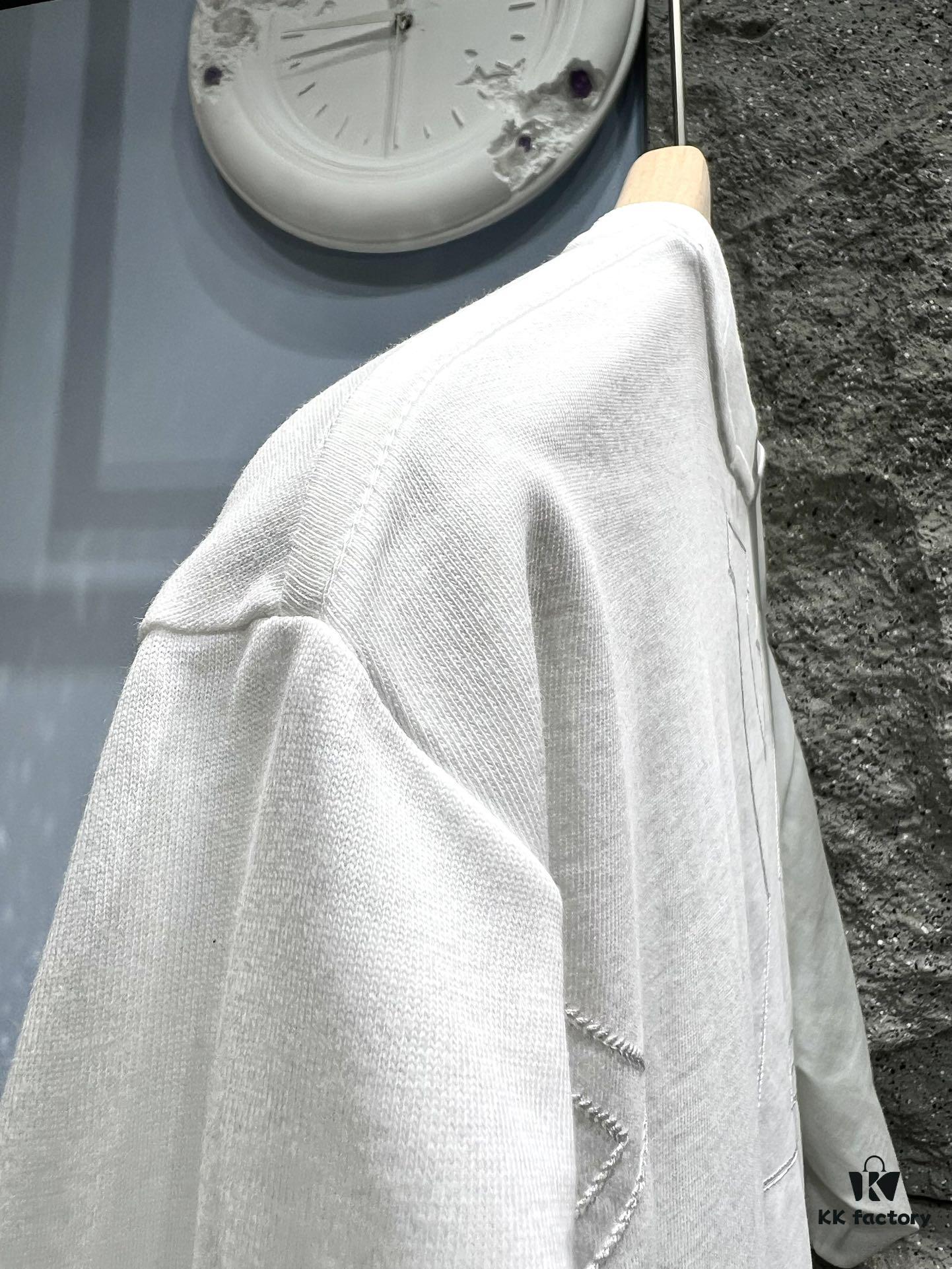 Louis Vuitton Monogram Embroidered Jacquard Cut-out T-Shirt