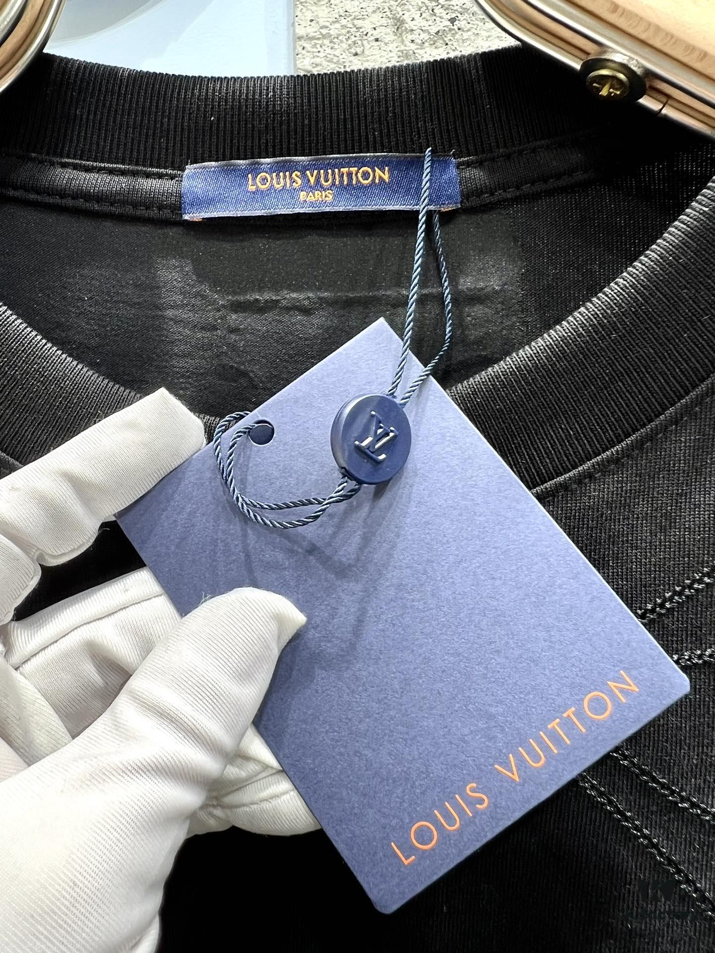 Louis Vuitton Monogram Embroidered Jacquard Cotton Oversized T-Shirt