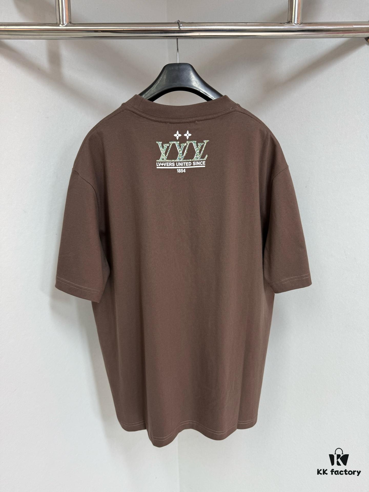 1V25ss Diamond Route Crew Neck Short Sleeve T-Shirt