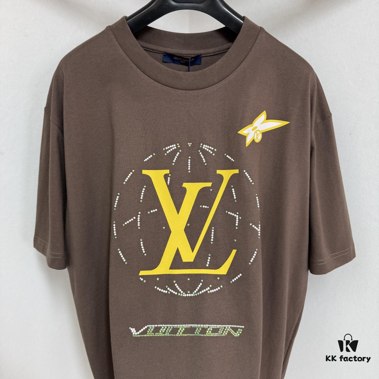 1V25ss Diamond Route Crew Neck Short Sleeve T-Shirt