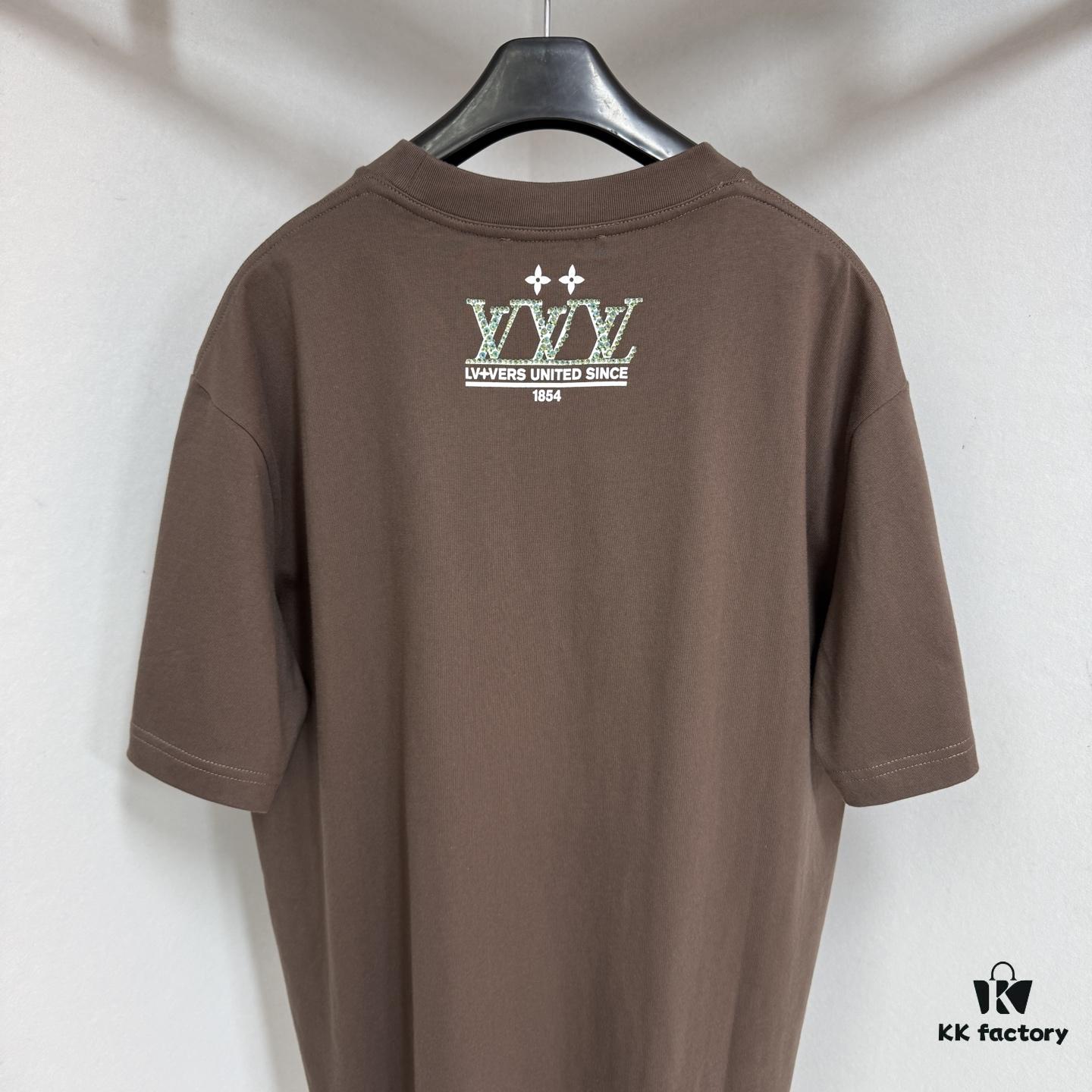 1V25ss Diamond Route Crew Neck Short Sleeve T-Shirt