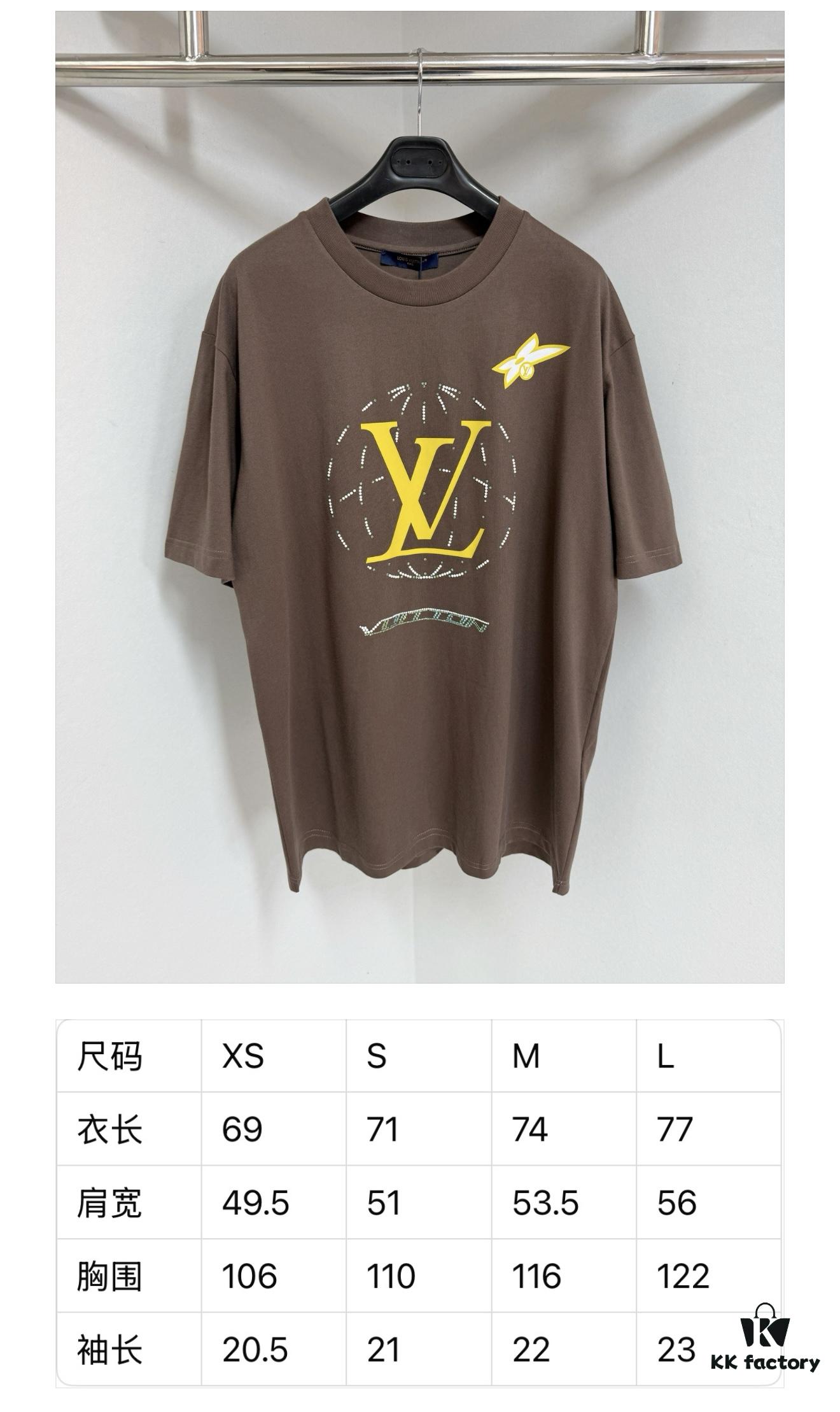 1V25ss Diamond Route Crew Neck Short Sleeve T-Shirt