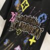 LV 2025 Spring Collection Latest Classic Hand-Drawn Logo Premium Short Sleeve T-Shirt! High-End Quality, Original Counter Round Neck, Top-Tier Craftsmanship with Imported Custom Silk Yarn, Exceptional Touch and Feel – Available on Official Website!