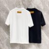 LV 2025 Spring Collection Latest Classic Hand-Drawn Logo Premium Short Sleeve T-Shirt! High-End Quality, Original Counter Round Neck, Top-Tier Craftsmanship with Imported Custom Silk Yarn, Exceptional Touch and Feel – Available on Official Website!