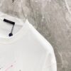 LV 25SS Spring Collection Latest Classic Hand-Drawn Logo Heavyweight T-Shirt! High-End Quality Original Counter Round Neck, Top-Tier Craftsmanship with Imported Premium Custom Silk Yarn, Exceptional Feel and Design