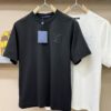 LV 2025 Spring-Summer New Short Sleeve T-Shirt! Runway-Inspired Fashion Casual Tee with Designer Logo – Premium 100% Cotton, Soft and Breathable, Unisex Loose Fit with Slightly Dropped Shoulder and Round Neck