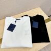 LV 2025 Spring/Summer New Short Sleeve T-Shirt! Runway-Inspired Fashion Casual Tee with Designer Logo – Premium 100% Cotton, Soft and Breathable, Unisex Loose Fit with Slightly Dropped Shoulder and Round Neck