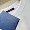LV 2025 Spring/Summer New Short Sleeve T-Shirt! Runway-Inspired Fashion Casual Tee with Designer Logo – Premium 100% Cotton, Soft and Breathable, Unisex Loose Fit with Slightly Dropped Shoulder and Round Neck