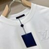 LV 2025 Spring/Summer New Short Sleeve T-Shirt! Runway-Inspired Fashion Casual Tee with Designer Logo – Premium 100% Cotton, Soft and Breathable, Unisex Loose Fit with Slightly Dropped Shoulder and Round Neck