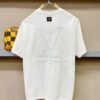 LV 2025 Spring/Summer New Short Sleeve T-Shirt! Runway-Inspired Fashion Casual Tee with Designer Logo – Premium 100% Cotton, Soft and Breathable, Unisex Loose Fit with Slightly Dropped Shoulder and Round Neck