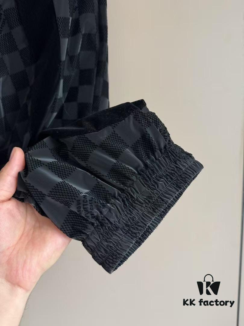 1V 2025SS Early Spring New Arrival, Pharrell's 1V Universe, Velvet Monogram Checkerboard Pattern