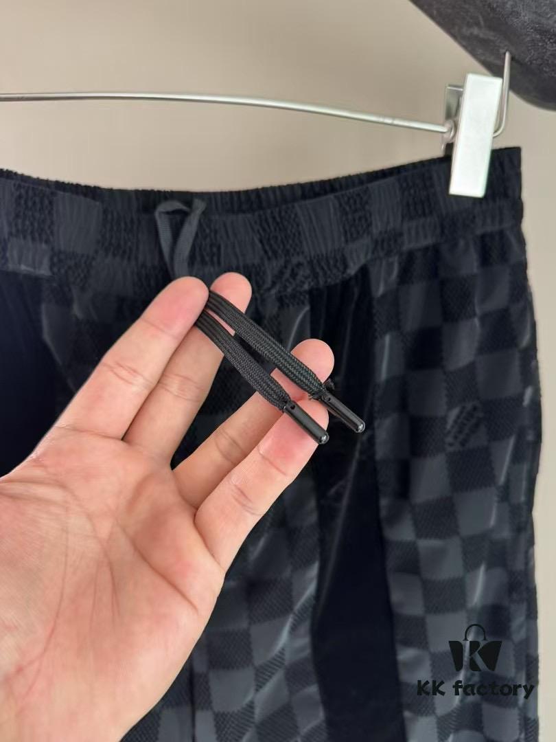 1V 2025SS Early Spring New Arrival, Pharrell's 1V Universe, Velvet Monogram Checkerboard Pattern