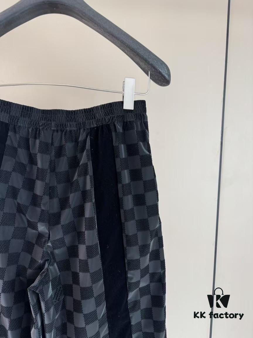 1V 2025SS Early Spring New Arrival, Pharrell's 1V Universe, Velvet Monogram Checkerboard Pattern