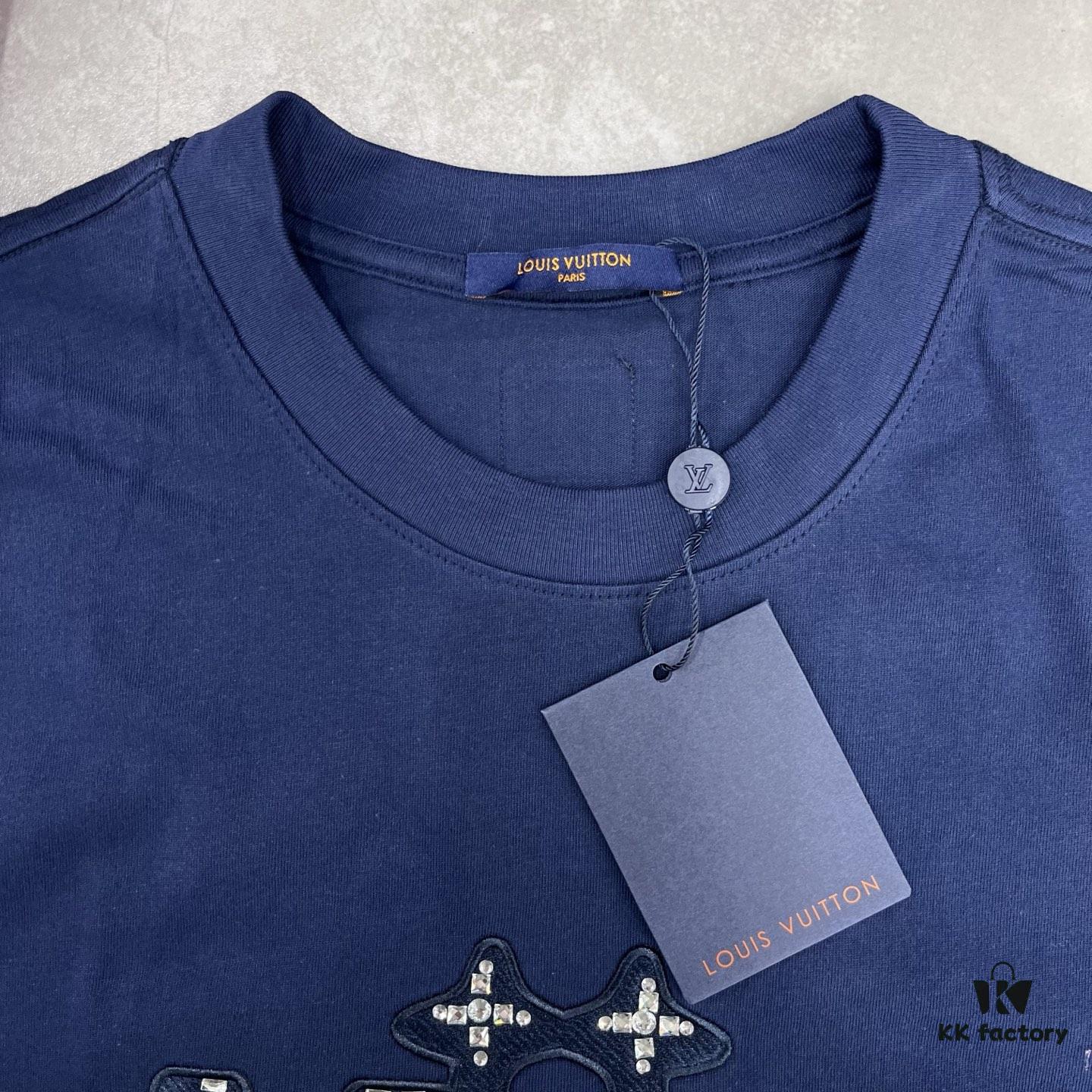 New Limited Edition Short Sleeve with Rhinestone Logo, Full Size Range from S to XL