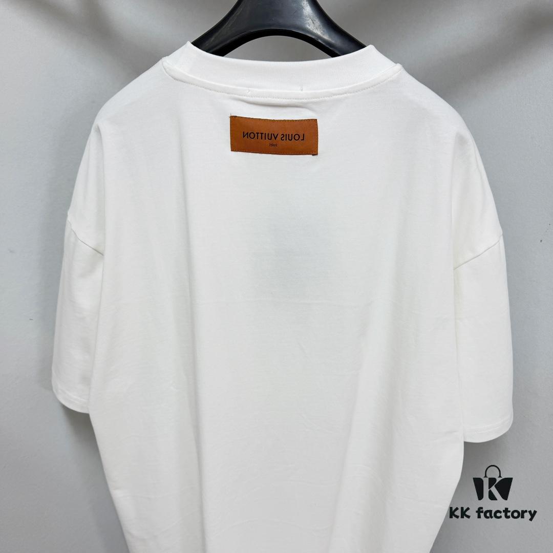 1V 24 Short Sleeve Custom T-Shirt, 260g Same-Dye Batch Fabric, Super Soft Feel, Latest Spring Summer Style, OS Dropped Shoulder Fit, Stylish and Unique, Extremely Versatile Unisex Design, Must-Have Basic