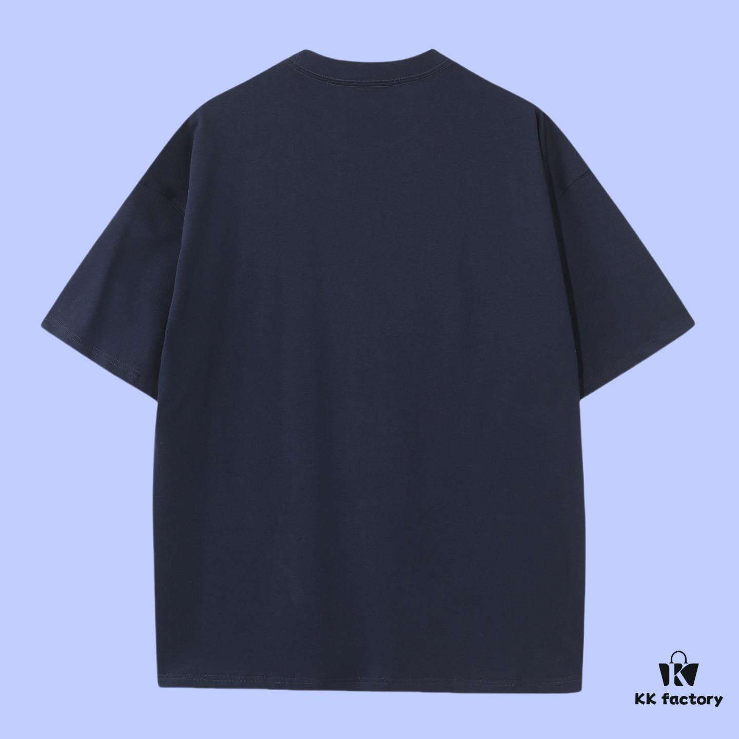 Luxury Quality LV Louis 2025 Fall Spring Collection Slogan 4 Short Sleeve T-Shirt, Premium 270G 32-Single Double-Yarn Cotton Fabric, Distinct from Ordinary Prints, Relaxed Fit Unisex Design