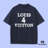 Luxury Quality LV Louis 2025 Fall Spring Collection Slogan 4 Short Sleeve T-Shirt, Premium 270G 32-Single Double-Yarn Cotton Fabric, Distinct from Ordinary Prints, Relaxed Fit Unisex Design