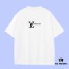 Luxury Quality LV Louis 2025 Fall Spring Collection Snake Year Logo T-Shirt, Distinct from Regular Printing, Custom Woven 270G 32-Count Double-Yarn Pure Cotton Fabric, Loose Fit Unisex Design