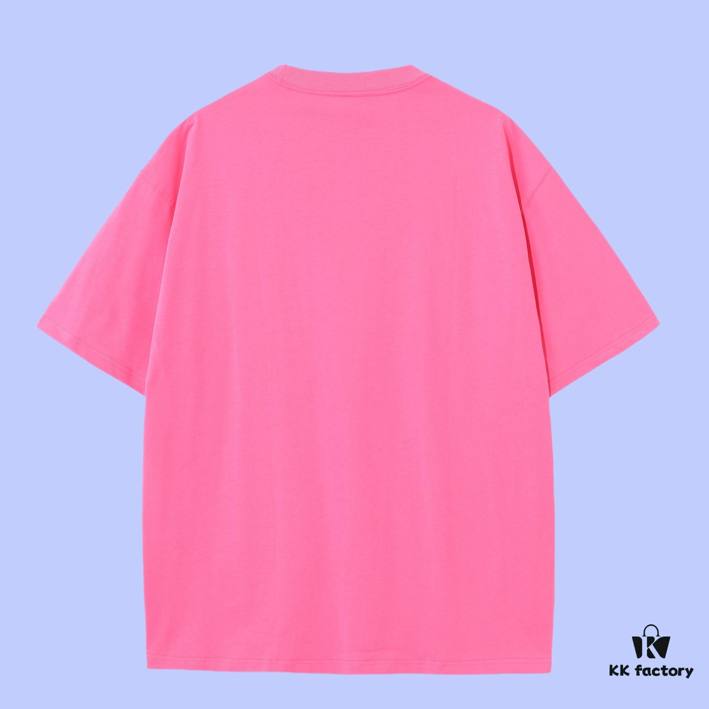 Luxury Quality LV Louis 2025 Fall Spring Collection Logo Short Sleeve T-Shirt, Distinct from Regular Print, Woven 270G 32-Count Double-Yarn Pure Cotton Fabric, Loose Fit Unisex Design