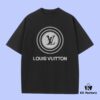 Luxury Quality LV Louis 2025 Fall Spring/Summer Collection Logo Short Sleeve T-Shirt, Premium 270G 32-Count Double-Yarn Pure Cotton Fabric, Relaxed Unisex Fit