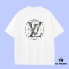 Luxury Quality LV Louis 2025 Fall Spring Collection Earth Short Sleeve T-Shirt, Premium 270G 32-Count Double-Yarn Cotton Fabric, Distinct from Regular Prints, Loose Fit Unisex Design