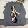 GUCCI x Snow White Collaborative Cartoon Pattern Knit Sweater with Round Neck, Embroidered Back Design, Hand-beaded Craftsmanship