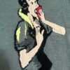 GUCCI x Snow White Collaborative Cartoon Pattern Knit Sweater with Round Neck, Embroidered Back Design, Hand-beaded Craftsmanship